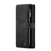 CaseMe-C30 PU + TPU Multifunctional Horizontal Flip Leather Case with Holder & Card Slot & Wallet & Zipper Pocket